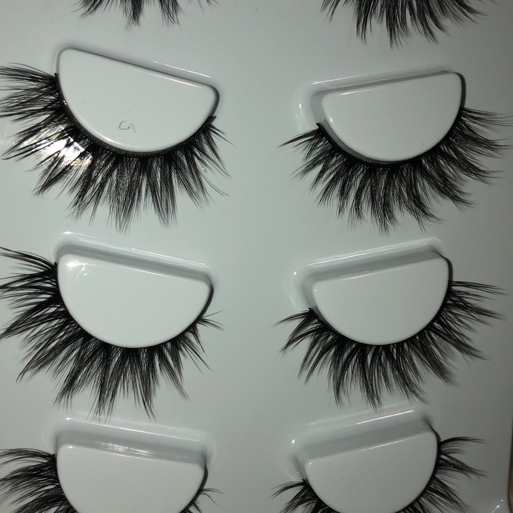 Mink eyelashes (pack of 5)